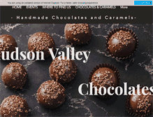 Tablet Screenshot of hudsonvalleychocolates.com